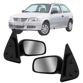 Par Retrovisor G3 G4 Gol Parati 2 Portas 1999 2001 2002 2003 2004 2005 2006 2007 2008 sem Controle