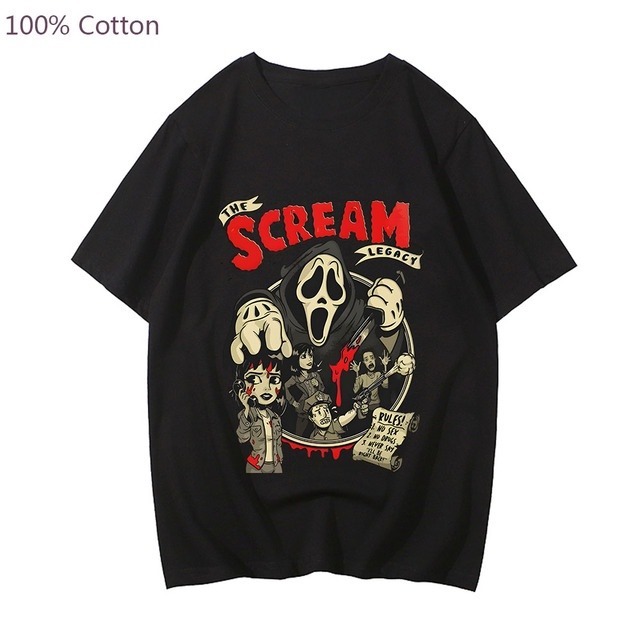 Camiseta Básica The Scream Legacy Ghost Face
