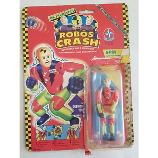 BRINQUEDO ANTIGO ROBÔS CRASH ESTRELA