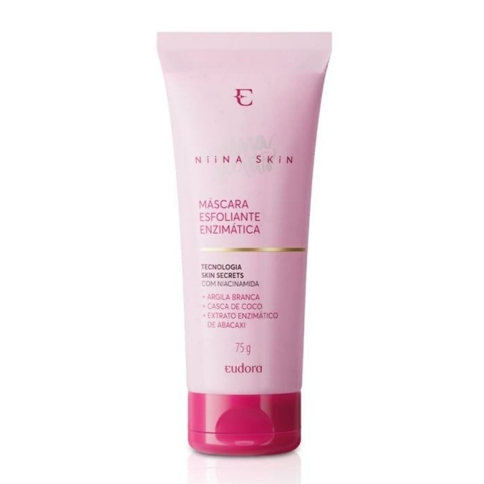 Máscara Esfoliante Enzimática Eudora Niina Secrets Skin 75g