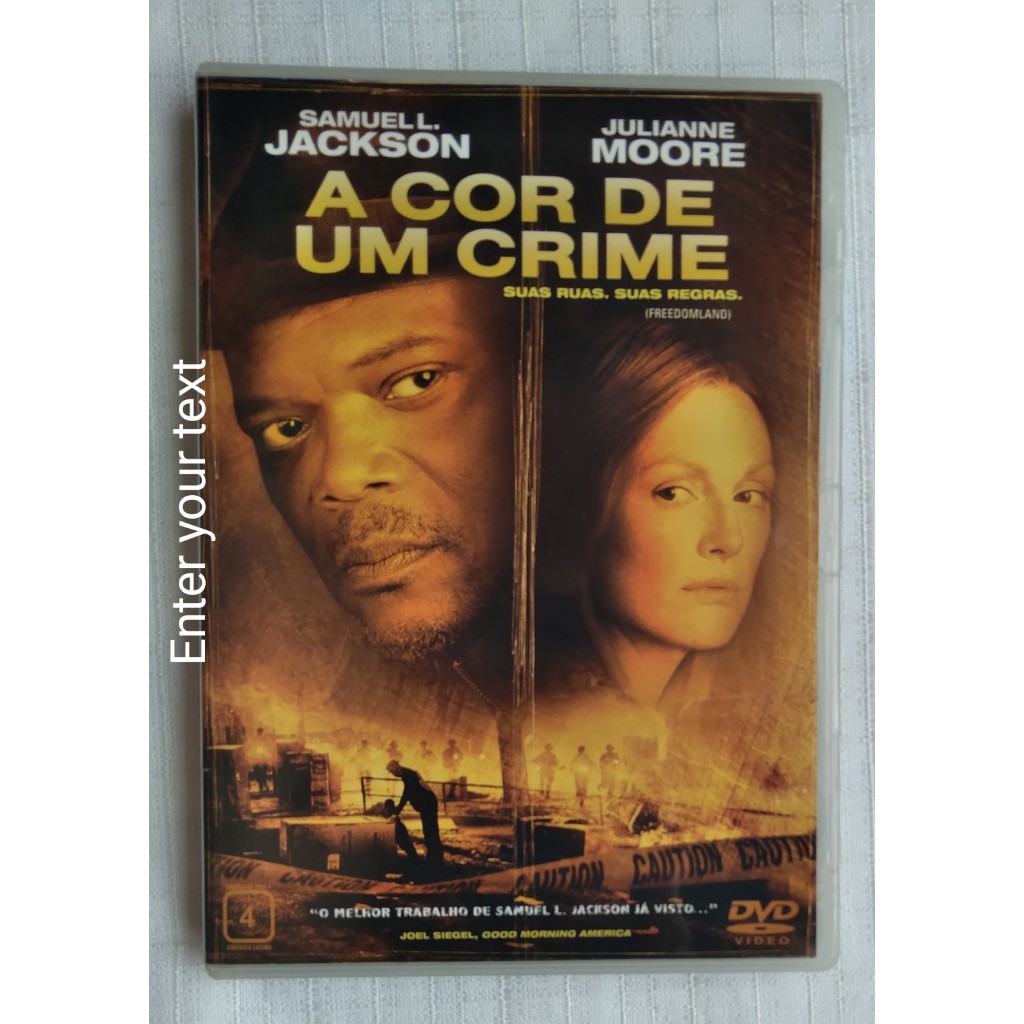 Dvd A Cor de um Crime (original) Shopee Brasil