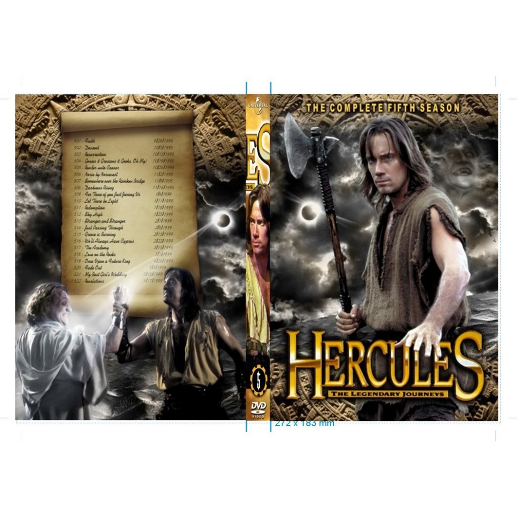 Dvd Hércules A Lendária Jornada (1995) Série Completa HD Dublado
