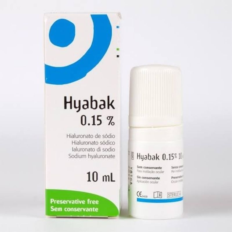 Colírio Oftálmico Hyabak Hialuronato de Sódio 0,15% | Shopee Brasil