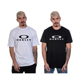 Camiseta Oakley O-Bark Ss Tee, tamanho G, cor Branca