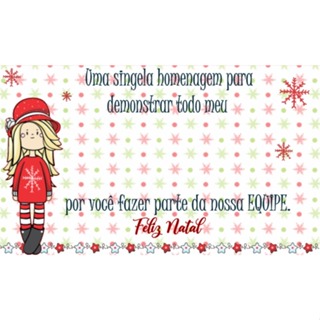 Kit com 12, 30 ou 50 Cartão NATAL Personalizado, 15x9cm Tag, para chocolate  Bis, Batom ou Bombom, mimo para clientes, papel offset 180g