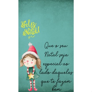 Kit com 12, 30 ou 50 Cartão NATAL Personalizado, 15x9cm Tag, para chocolate  Bis, Batom ou Bombom, mimo para clientes, papel offset 180g