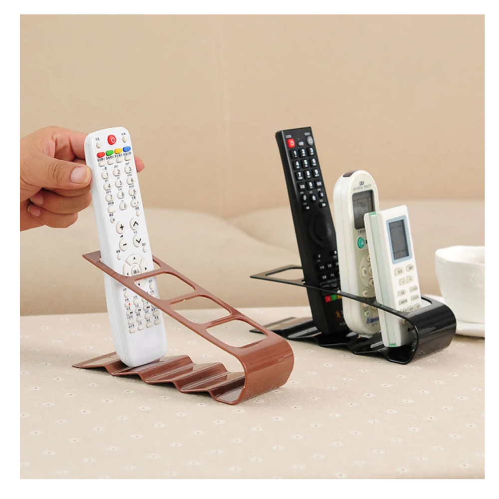 Suporte De Mesa Para Controle Remoto com 4 divisórias