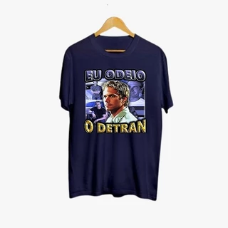 Camiseta Paul Walker Bryan "Eu Odeio o Detran", Camisa Velozes e Furiosos Meme Algodao