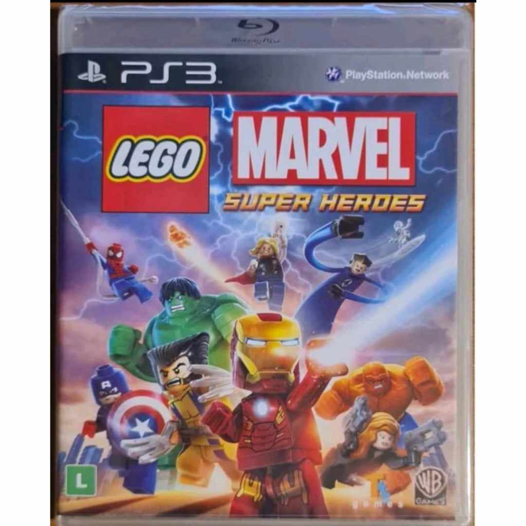 Jogo Lego Marvel Super Herois Playstation 3 - Original Mídia Física ...