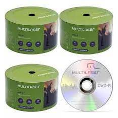 15 Mídia Virgem DVD-R 16x Multilaser Grava -Jogo de Ps2