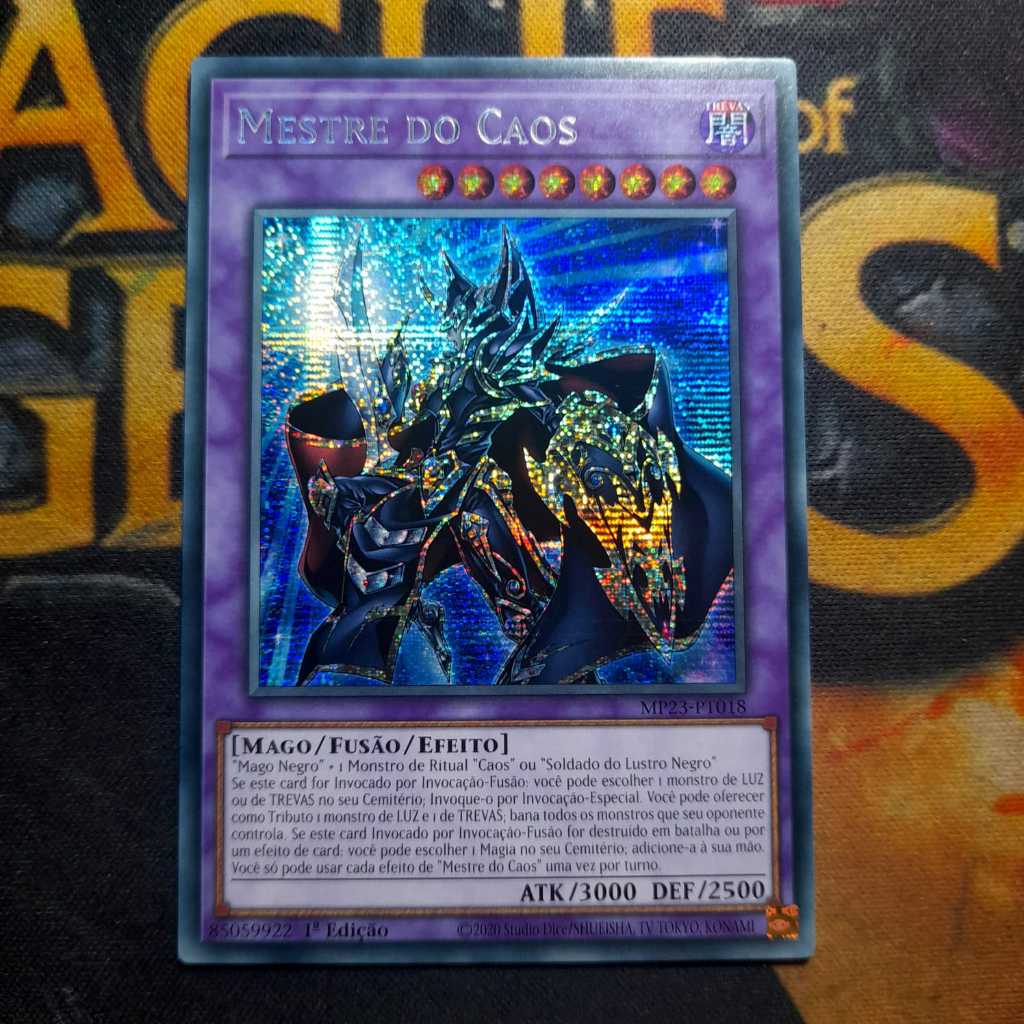 Mestre Do Caos - Secret Rare - Original - Yu-gi-oh / Yugioh