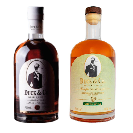 Kit Whisky Duck & Co + Duck Apple 750ml