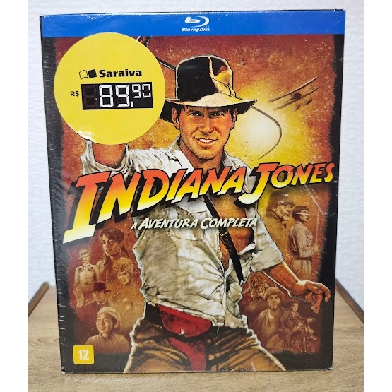 Coleção 4 Dvds Indiana Jones - Dublado E Leg.