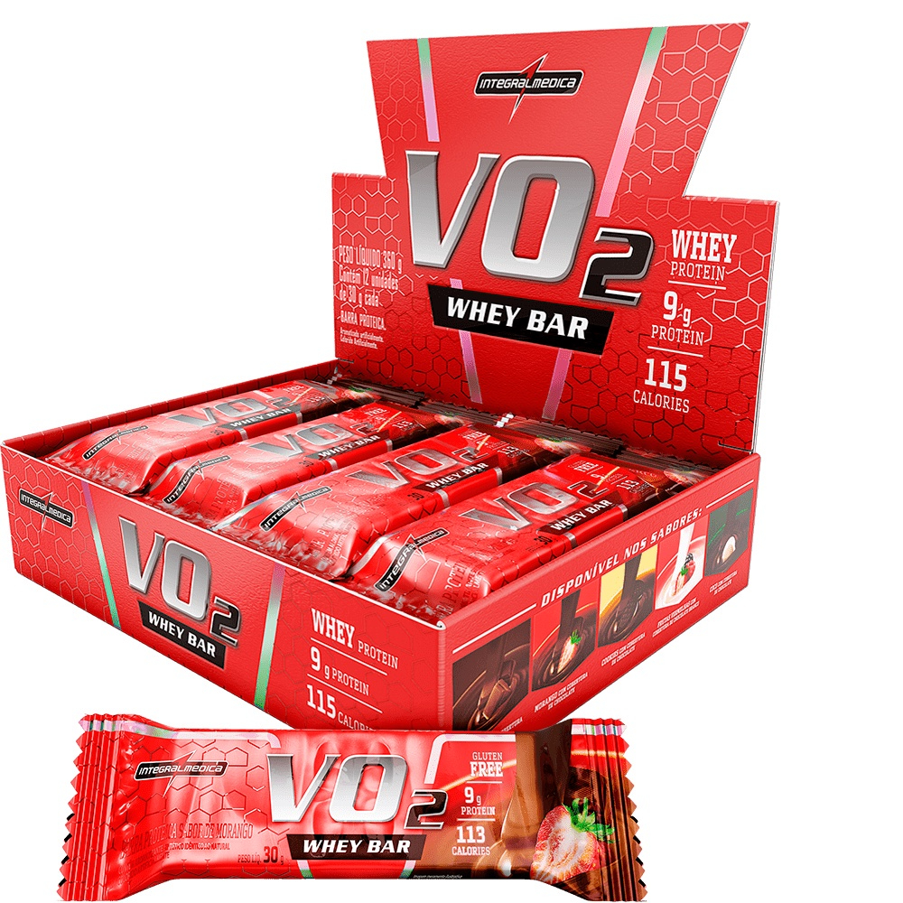 VO2 Whey Bar 12 Unidades barra de proteina – IntegralMedica