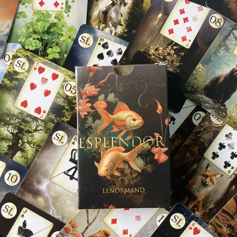 KIT Tarô Baralho Tenda Da Cigana Lenormand Cartomancia - 36 Cartas