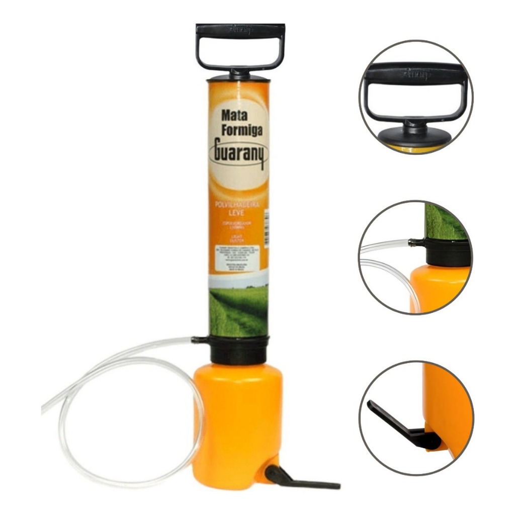 Bomba Mata Formiga Manual Terra Polvilhadeira 1kg Guarany