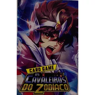 100 cards CAVALEIROS DO ZODÍACO = 25 pacotes fechados