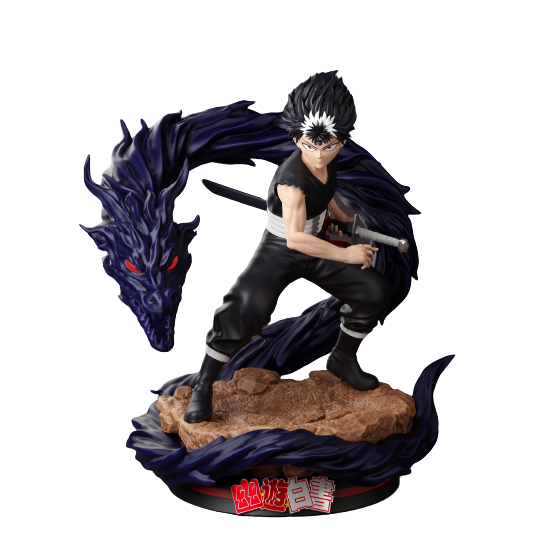 Yu Yu Hakusho Hiei Yusuke Kurama Kuwabara 1:9 Figura Boneco