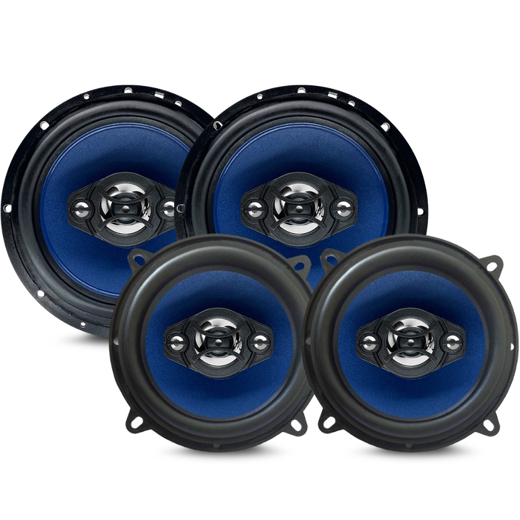 Kit Auto Falante Uno Palio Orion 5 E 6 Polegadas 220w Traseira Dianteira Carro Som Gol Palio Celta Siena Uno