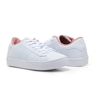 Tênis Feminino Casual Branco Basico Leve Confortável Sapatenis Blogueira Promoção