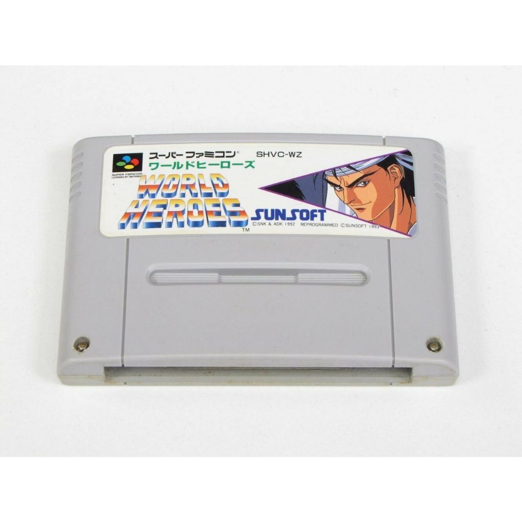 World Heroes - Famicom Super Nintendo - JP Original ( USADO ) | Shopee ...