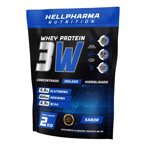 Whey Protein 2kg (refil) – Whey Isolado Concentrado e Hidrolisado