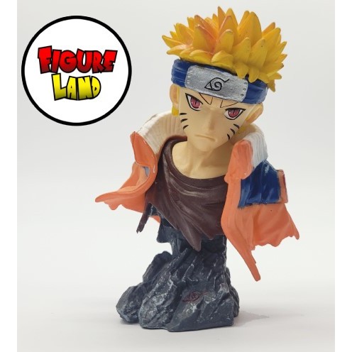 Busto do Naruto Uzumaki Feito de Resina modo raposa Boruto PVC Action  Figures Anime - Naruto - #