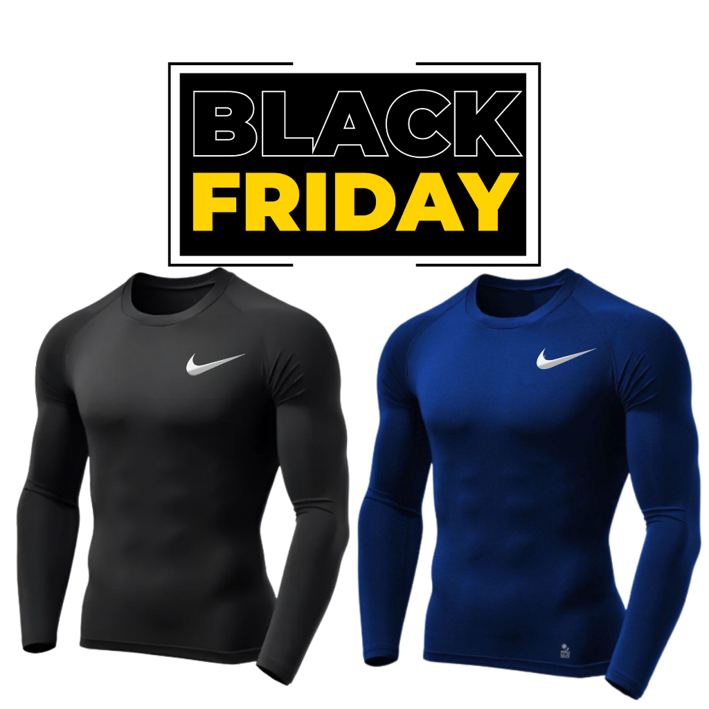 Kit 2 Camisas Proteção Uv 50+ Segunda Pele Promoção Black Friday