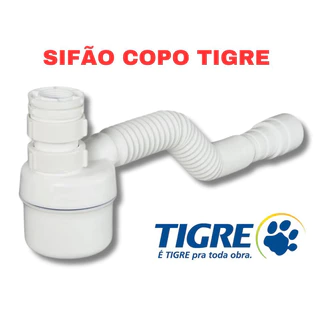 Sifão Copo Sanfonado Ajustável Tigre Pia Cozinha Lavatório Tanque