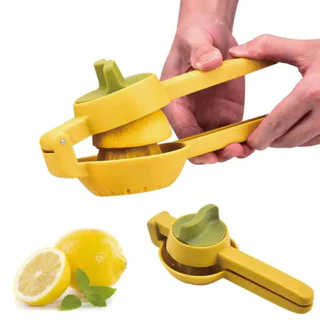 Espremedor de Limão Laranja Giratorio Pratico Cozinha Suco Frutas Caipirinha 2 em 1