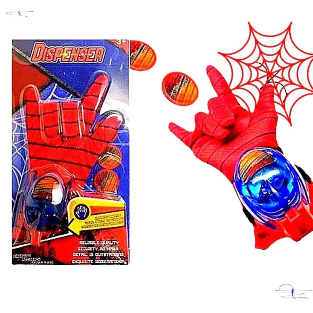 Luva Lança Teia Luva Lança disco Homem Aranha Brinquedo