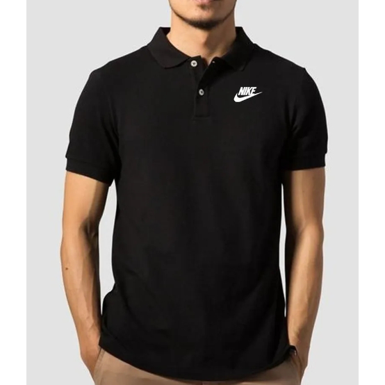 Camisa Gola Polo 100% Bordado N!k Estilo Novo De Verão Camiseta De Alta Qualidade Picket Para Homens Envio Rapido