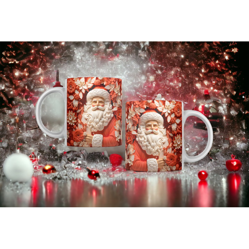 Caneca Natal 3D