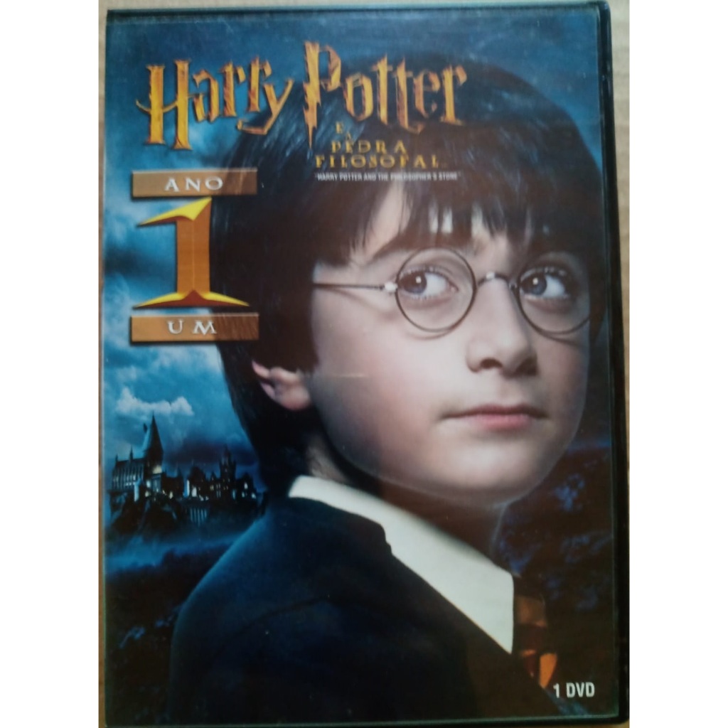 Harry Potter e a Pedra Filosofal (DVD - Original - Usado) | Shopee Brasil