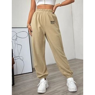 Calça De Moletom Larga Despojada E Delicada