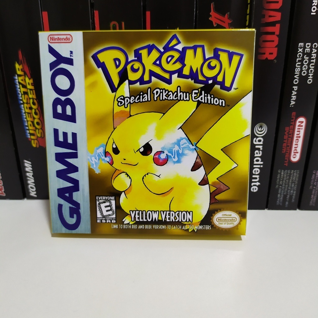 Pokémon Yellow Version - Caixa + Manual Repro (Game Boy)
