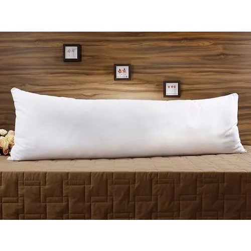 Travesseiro Xuxão 90cm x 50cm Branco Para Cama Confortável