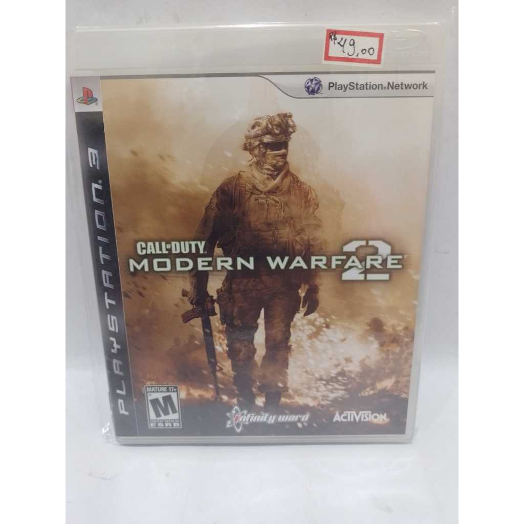 Call Of Duty Modern Warfare 2 Mw2 Ps3 Lacrado Mídia Física