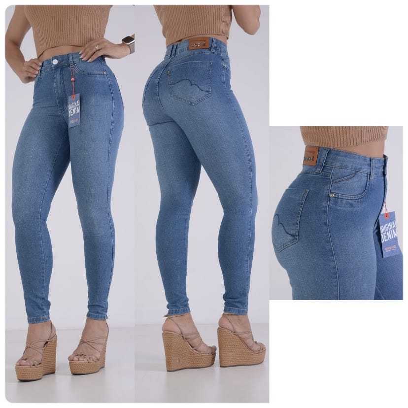 Calça jeans best sale flare patoge