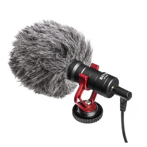 Microfone Condensador BY-MM1 BOYA Para Celular e Tablets