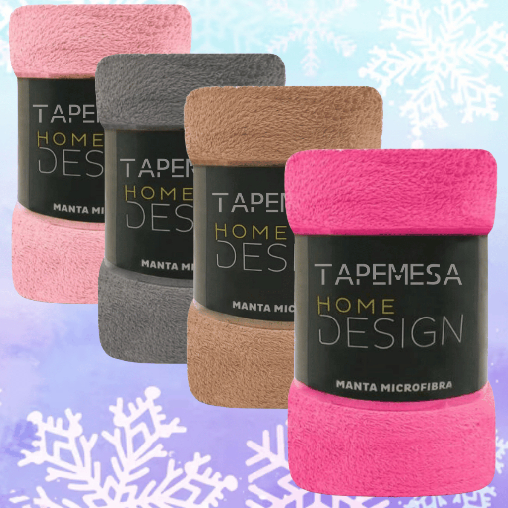 Coberta Manta Microfibra Para Casal 2,00x1,80 Quentinhas Várias Cores