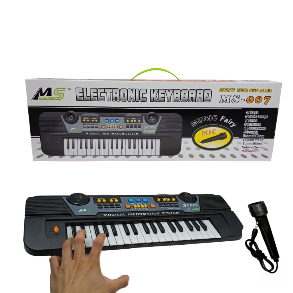 Teclado Infantil Piano Com 54 Teclas Microfone E Mp3