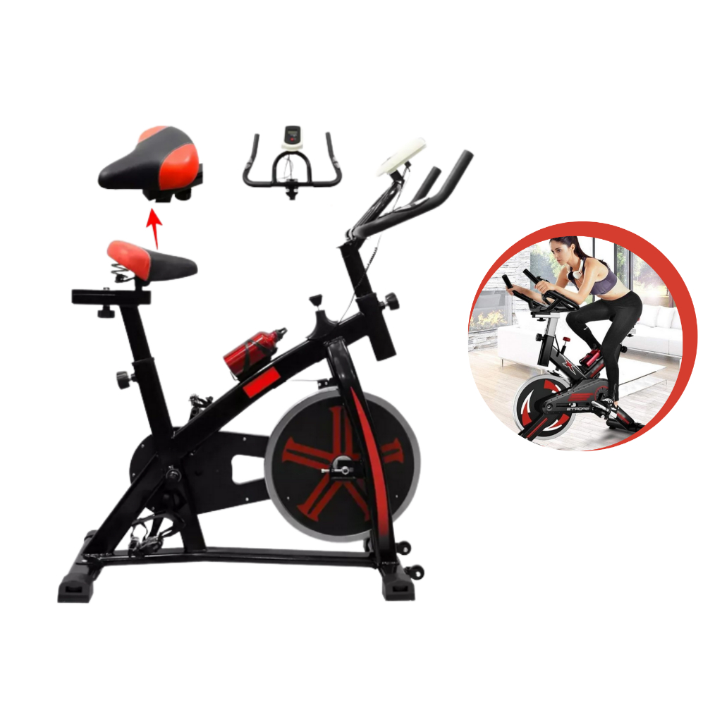 Bicicleta Ergométrica Para Spinning Original Fitneess Vertical Leve