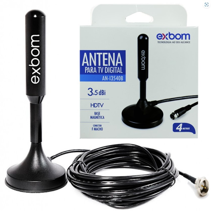 Antena 3M Para Tv Digital Abierta HD Cable 5mt Con Amplificador USB