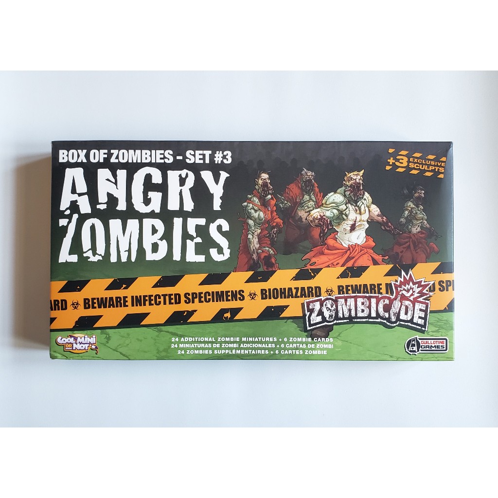 Zombicide Box of Zombies - Set #3: Angry Zombies (Zumbis Enfurecidos ...