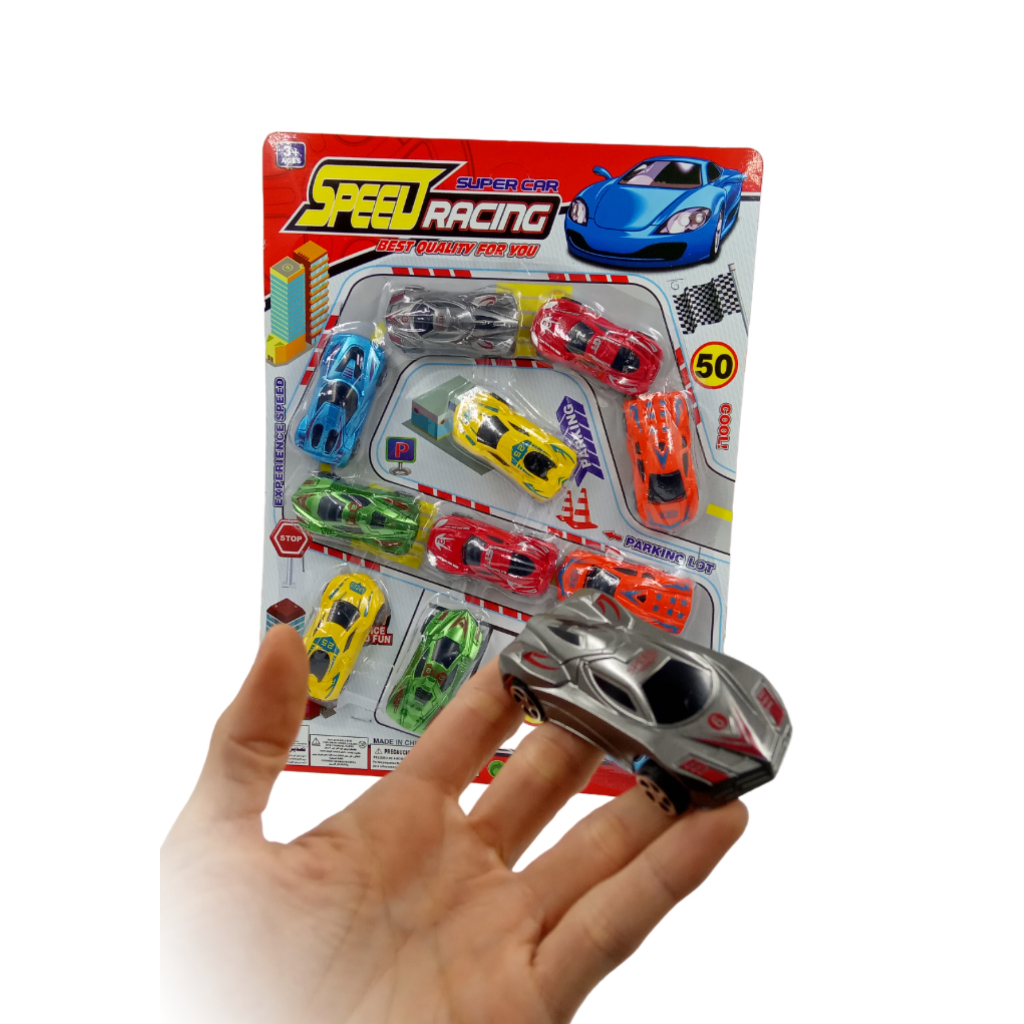 Kit 12 Carrinhos Fricção Combinação De Carros Construção E Carros De  Corrida Brinquedo infantil Coleção, Fanwix