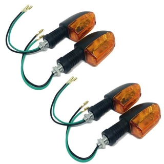 Kit 4 Setas Pisca Universal De Motos Seta Alerta com Lâmpada em Oferta na Shopee