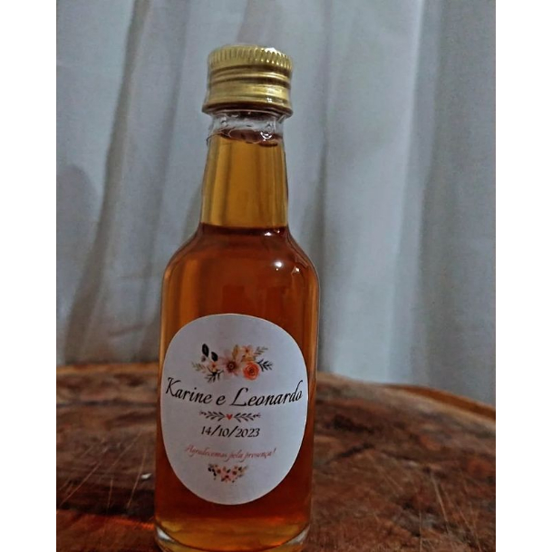 Mini cachaça de sabor lembrancinhas