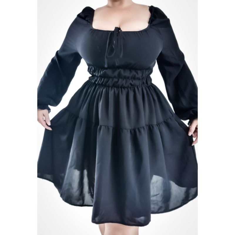 Vestido Gótico Gothic Punk E-girl Emo Alternativa Rock Plus Size