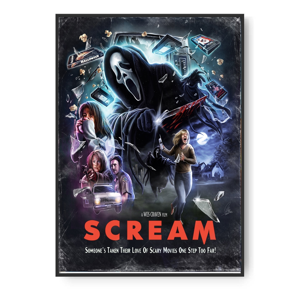 Poster Pânico Scream Tamanho A4 | Shopee Brasil
